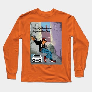 Slum city breakdown Long Sleeve T-Shirt